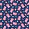 Peppa Pig Navy Peppa by The Seaside Cotton Fabric